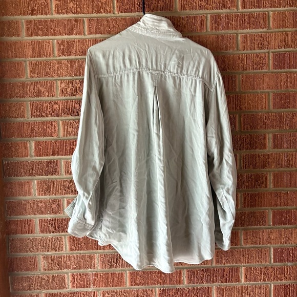 Rock & Republic Gray Button Down Long Sleeve Shirt Size X-Large - Picture 7 of 7